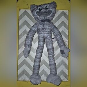 Poppy Playtime Smiling Huggy Wuggy 13" Plush Figure With Hidden Key And Bonus